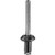 Peel Type Rivet, 1/4" Shank, 1/32" to 7/32" Grip for Ford (Qty: 15)