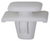 Door Trim Moulding Clip, White Nylon, for Acura 75315-STK-A01 (Qty: 15)