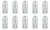Box of 10 Bulbs #127 Wedge Bulb 2.57V, 0.64W