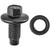 M12-1.75 Oil Drain Plug With Gasket 13mm Hex for Ford YS4Z-6730AA (Qty: 2)