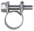 Type G Miniature Hose Clamp, 7/16" to 1/2" Range, 9mm (11/32") Band (Qty: 10)