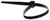 Black Nylon Cable Tie 7" Length x 3/16" Wide, 50 lbs (Qty: 50)