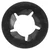Pushnut Bolt Retainer for 1/4" Bolt, 1/2" OD, Black Phosphate (Qty: 100)