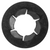 Pushnut Bolt Retainer for 3/8" Bolt, 25/32" OD, Black Phosphate (Qty: 100)