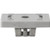 Front & Rear Bumper Specialty Nut With Sealer for Ford W715197-S439 (Qty: 10)