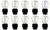 Box of 10 #3157 Lamp Auto Bulb Automotive Lightbulb
