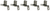 E10 Screw Lamp Holder Bulb Socket, Insulated Mounting Bracket (Pack of 5)