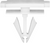 Moulding Clip, 16x26mm Top Head, for 9mm Hole, for GM 11588818 (Qty: 25)