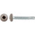 #8 x 1 Square Pan Self-Drilling TEK Zinc TAN Painted Head (Qty: 100)