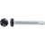 #8 x 1-1/4 Square Pan Self-Drilling TEK Zinc Black Painted Head (Qty: 100)