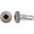 #10 x 1/2 Square Pan Self-Drilling TEK Zinc Tan Painted Head (Qty: 100)