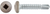#10 x 1 Square Pan Self-Drilling TEK Zinc Tan Painted Head (Qty: 100)