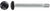 #10 x 1-1/2 Square Pan Self-Drilling TEK Zinc Black Painted Head (Qty: 100)