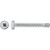 #10 x 1-1/2 Square Pan Self-Drilling TEK Zinc White Painted Head (Qty: 100)
