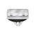 Moulding Clip with Seal, White Nylon, 9mm Hole, for GM 11562250 (Qty: 15)
