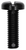 Black Nylon License Plate Screw M6-1.0 x 20mm (Qty: 100)