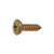License Plate Screw M4.8 x 16mm Zinc & Yellow, for BMW 51-81-1-821-830 (Qty: 50)