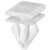 Moulding Clip, White Nylon, for Chrysler 68092697AA (Qty: 15)