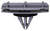 Nylon Moulding Clip with Sealer, for Chrysler 55157055-AA, 55157065-AA (Qty: 15)