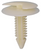 Conduit / Trim Panel Retainer, White Nylon, for GM 20451401 (Qty: 25)