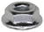 Serrated Spin Lock Nut, 1/4-20 Thread, 19/32" OD (Qty: 100)