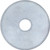 Fender Washer, 1" OD, 9/32" ID, 1/16" Thick, for 1/4" Bolt, Zinc (Qty: 100)