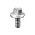 Slotted Hex Washer-Head License Plate Screw #14 x 5/8", for Ford (Qty: 50)