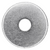 Fender Washer, 1-3/4" OD, 7/16" ID, 1/8" Thick, for 3/8" Bolt, Zinc (Qty: 25)