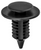 Trim Panel Retainer, Black Nylon, for Ford and Chrysler (Qty: 50)