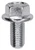 JIS B1189 Hex Flange Bolt M10-1.25 x 20mm, Zinc Finish (Qty: 10)