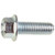 JIS B1189 Hex Flange Bolt M10-1.25 x 30mm, Zinc Finish (Qty: 10)