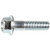 JIS B1189 Hex Flange Bolt M10-1.25 x 40mm, Zinc Finish (Qty: 10)
