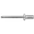 Closed End Rivet, 3/16" Shank, 1/8" to 1/4" Grip, Aluminum & Steel (Qty: 50)