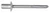 Closed End Rivet, 3/16" Shank, 1/16"-1/8" Grip, Aluminum (Qty: 50)