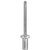 Closed End Rivet, 3/16" Shank, 1/16"-1/8" Grip, Aluminum (Qty: 50)