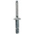 Interlock Rivet, 1/4" Shank, 5/64" to 3/8" Grip, Steel (Qty: 25)