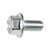 JIS B1189 Hex Flange Bolt, M8-1.25 x 16mm, Zinc Finish (Qty: 15)