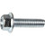 JIS B1189 Hex Flange Bolt, M8-1.25 x 30mm, Zinc Finish (Qty: 15)
