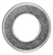 8mm DIN 125 Metric Flat Washer, 15.8mm OD, 8.4mm ID, Zinc Finish (Qty: 100)