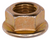M10-1.25 Hex Flange Nut, 19mm OD Flange, (Qty: 50)