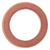 Copper Washer 3/8" ID, 9/16" OD, 1/32" Thick (Qty: 50)