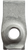 Metric Extruded U-Nut, M8-1.25 Thread, for Ford and GM  (Qty: 15)
