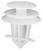 Liftgate, Pillar, Quarter Panel Trim Retainer for Nissan 01553-0162U (Qty: 25)