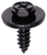 Tapping Screw M5 x 16mm, Phillips Hex Head SEMS Black (Qty: 50)