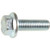 JIS B1189 Hex Flange Bolt, M8-1.25 x 25mm, Zinc Finish (Qty: 15)
