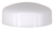 Pop-On Screw Cover White #8, For Use With Pop-On Base 13841 (Qty: 50)