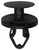 Push-Type Retainer, Black Nylon, for GM 11609417 and Ford W715537-S300 (Qty: 50)