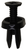 Push Type Retainer for Ford 3M8Z-1502316-A & Mazda GJ6W-50-715A (Qty: 15)