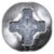 Tapping Screw #6 x 1/2" Phillips Oval Head, Zinc (Qty: 100)