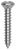 Tapping Screw #6 x 7/8" Phillips Oval Head, Zinc (Qty: 100)